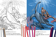 Prehistoric Life with Dinosaurs, an Animal Illustration by Ekaterina Glazkova (Thumbnail 3 of 5)