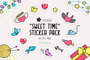 Sweet Time Sticker Pack