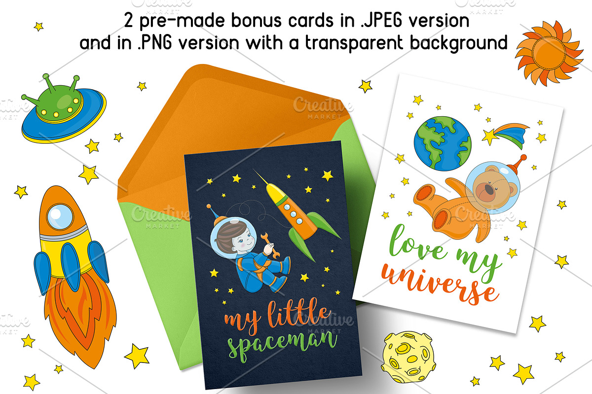 LITTLE SPACEMAN, a Decorative Illustration by FARAWAYKINGDOM (Photo 6 of 7)