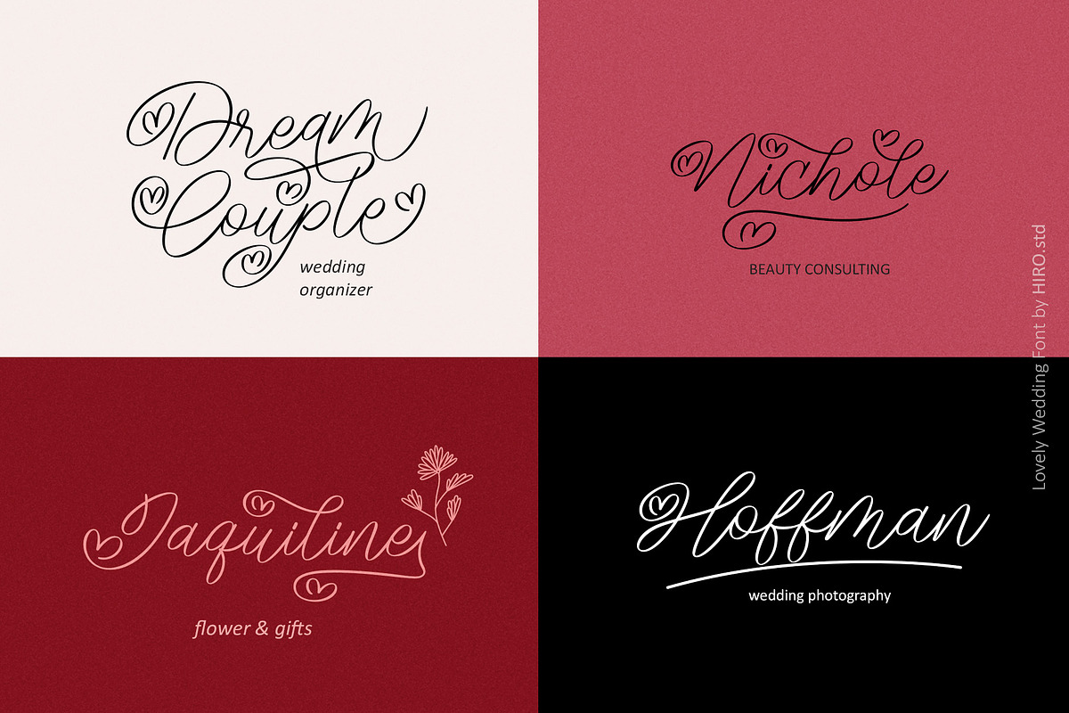 Lovely Wedding - Wedding Script Font, a Script Font by HIRO.std (Photo 10 of 13)