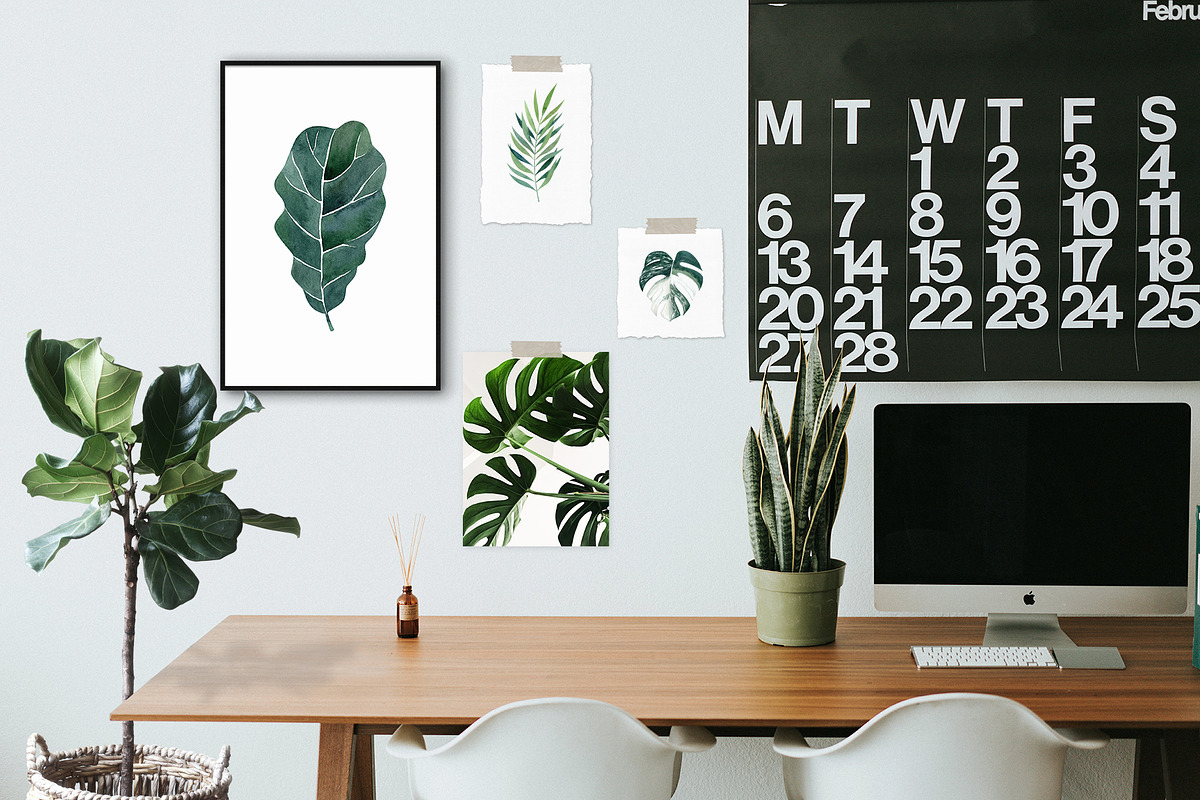 Paint In Green Watercolor Collection, a Texture Illustration by Natalia Fedorova (Photo 2 of 14)