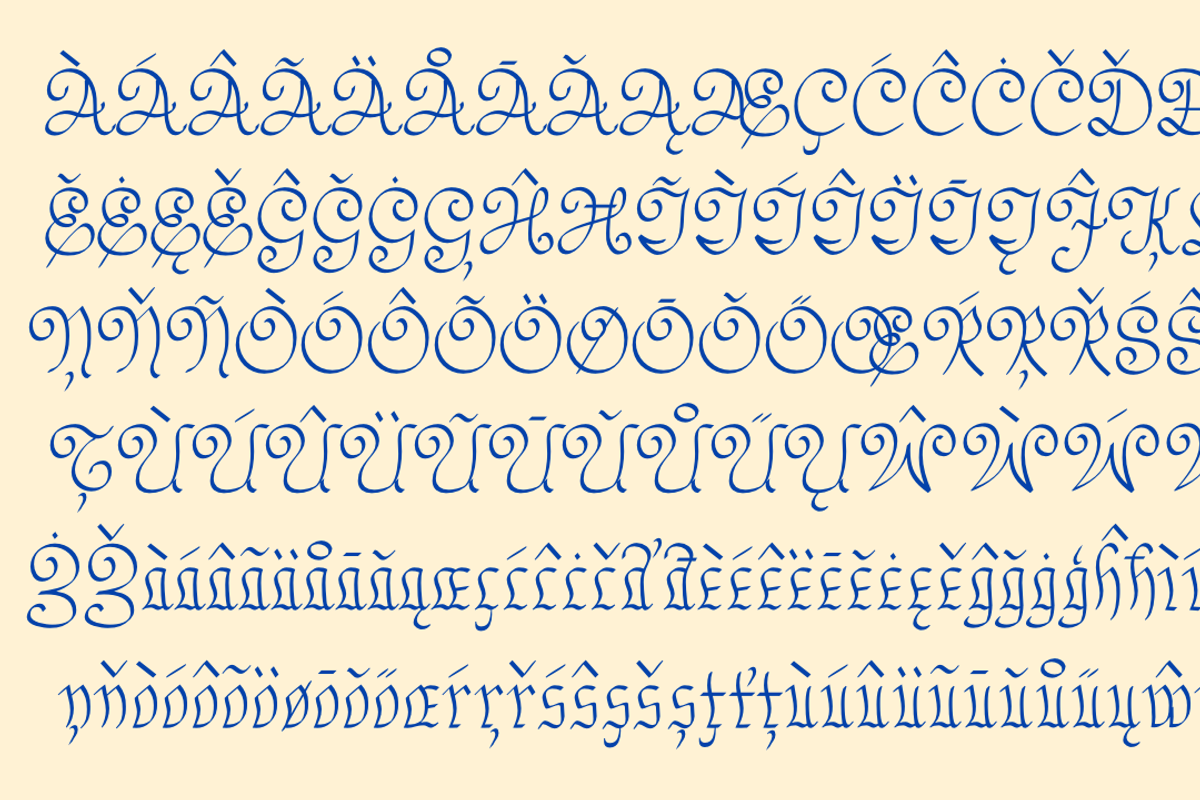 SwirlityText, a Blackletter Font by Ingrimayne Type (Photo 9 of 9)