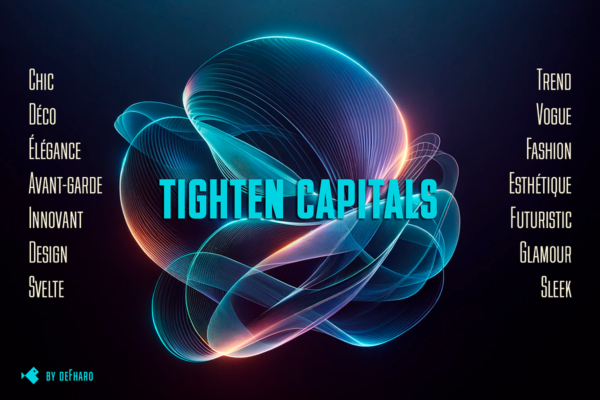 Tighten Capitals -04 Fonts-, a Sans Serif Font by deFharo (Photo 6 of 9)