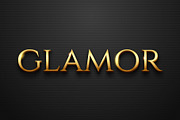 Glamor Classic Gold Text Effect, a Layer Style Add-On by zdson (Thumbnail 2 of 2)