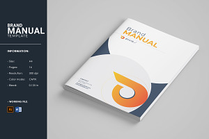 Brand Guideline Template, a Brochure Template by Template Shop