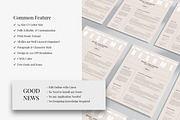 Minimal Resume Template CV, a Resume Template by Studio Temply (Thumbnail 3 of 6)