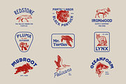Wildlife Badge Collection, an Animal Illustration by Skilline Supply Co. (Thumbnail 5 of 13)