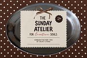 Sunday Atelier Font Trio, a Script Font by Creacy Studio (Thumbnail 1 of 12)
