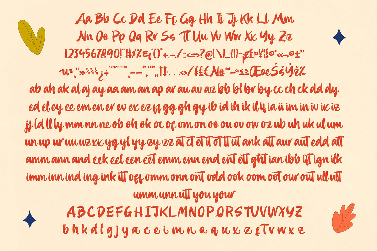 Bemhila Bold Brush Font, a Script Font by Letterena Studios Script (Photo 12 of 15)