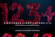 COMPL3X - Futuristic 3D Alphabet Kit, an Object Graphic by INSgraphizm (Thumbnail 6 of 8)
