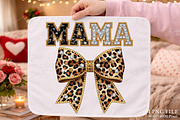 Leopard Bling Mama PNG, an Illustration by Canvas Craft (Thumbnail 1 of 6)