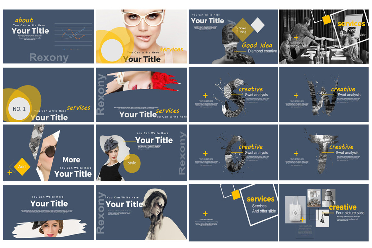 Rexony No. 02 Creative Presentation, a Presentation Template by SlideBester (Photo 3 of 5)