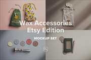 Wax Accessories Set - Etsy Edition, a Product Mockup by Custom Scene (Thumbnail 1 of 8)