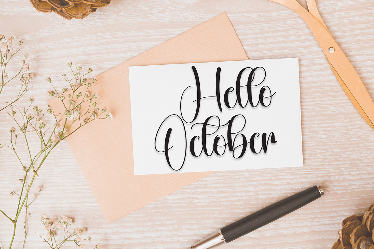 Hey Daisy | Script Font, a Handwritten Font by Scratchones (Photo 5 of 9)