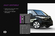 Delivery Van Mockup Set , an Advertising Mockup by ForgeDesign (Thumbnail 3 of 7)