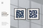 1x1 Square, 2 Frame Mockup, a Household Mockup by Lelu Art Design (Thumbnail 1 of 11)