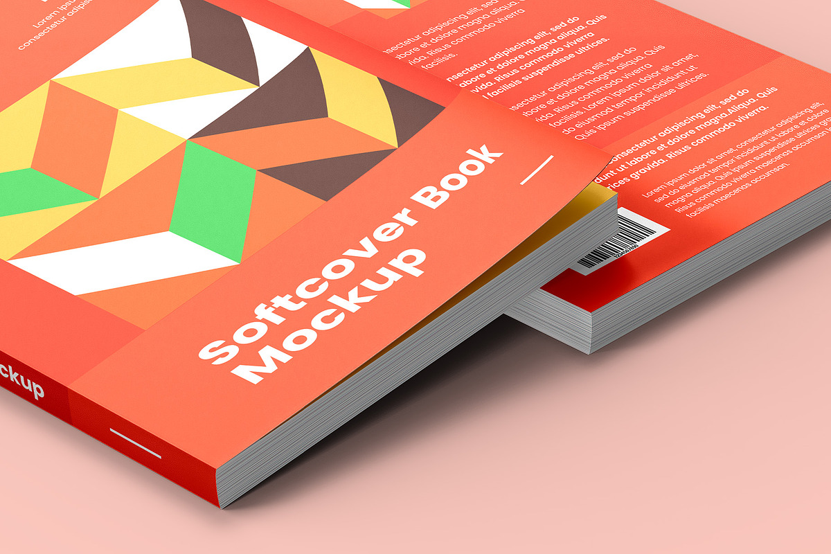 Softcover Book Mockup - 12 views, a Books & Magazine Mockup by Illusiongraphic (Photo 22 of 25)