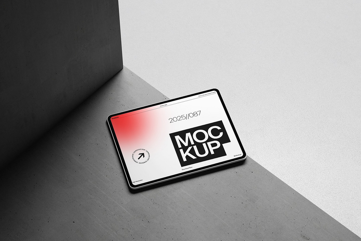 Modern Tablet Mockup Presentation, an iPad Mockup by kreatifreya (Photo 3 of 5)