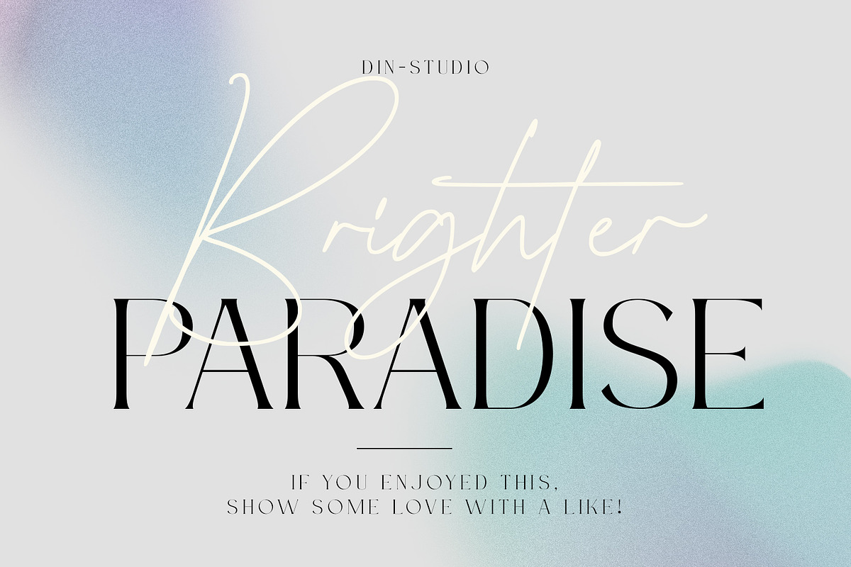 Brighter Paradise, a Serif Font by din-studio.com (Photo 15 of 15)