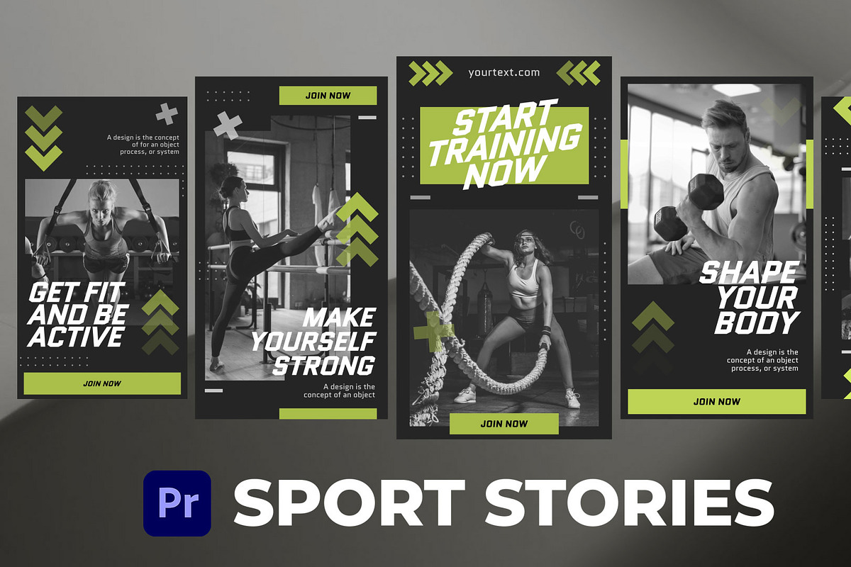 Sport Stories for Premiere Pro, a Templates & Theme by iamkoltunov (Photo 2 of 2)