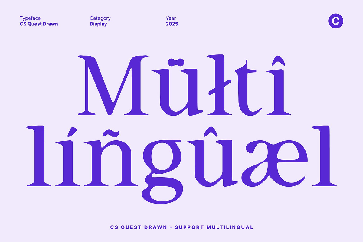 CS Quest Drawn, a Serif Font by Craft Supply Co. (Photo 6 of 8)