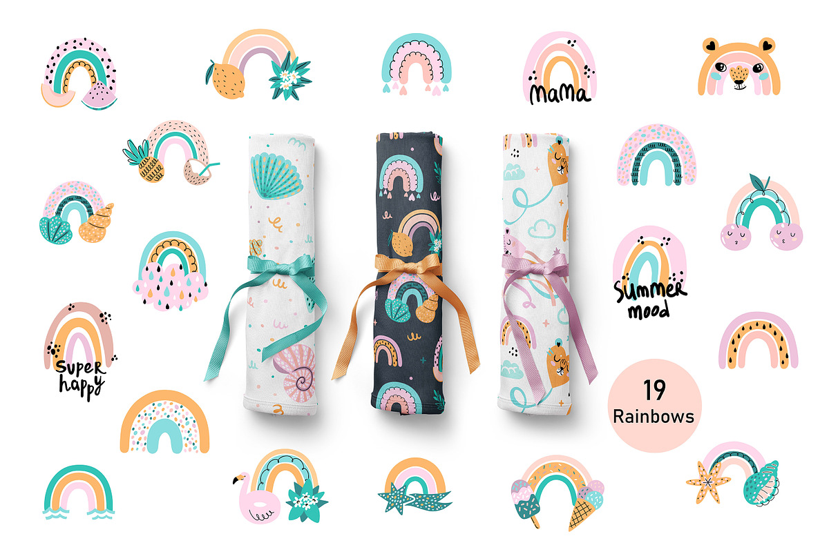 Summer vibes baby illustrations, an Animal Illustration by OxanaTally (Photo 3 of 14)