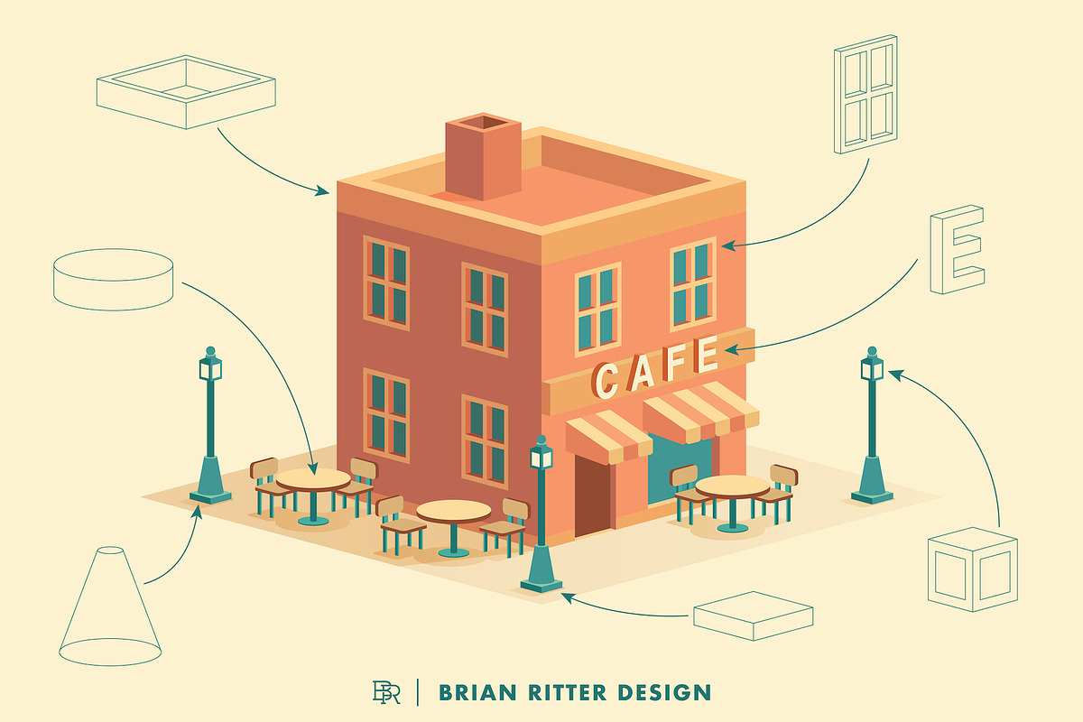 Dimetric 3D Toolkit, a Shape Add-On by Brian Ritter Design (Photo 3 of 11)