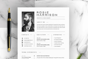 Word CV Template, a Resume Template by ResumeInventor