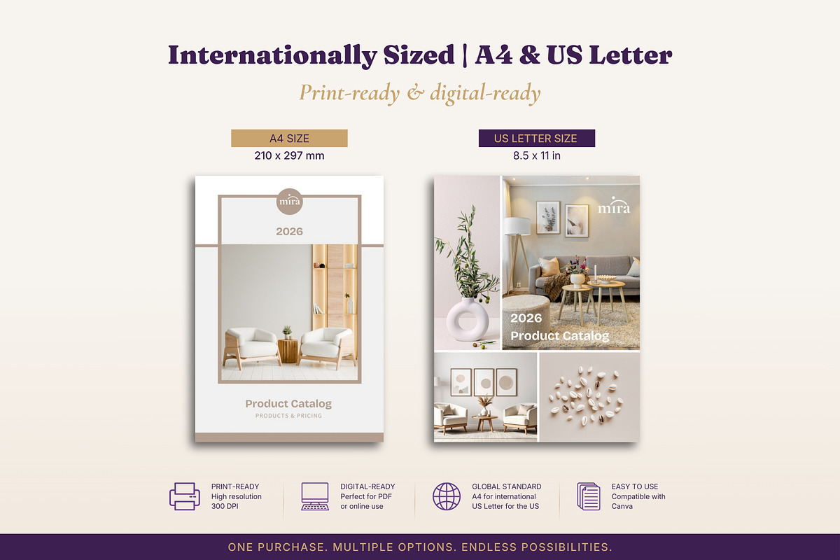 Product Catalog Line Sheet 3 Packs, a Magazine Template by B2 Studio (Photo 13 of 18)