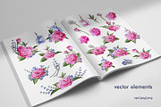 Flowers. Vector set, a Pattern Graphic by Sam2211 (Thumbnail 2 of 13)