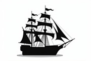 10 Classic Sailing Ship Vector Bundl, an Object Graphic by balal (Thumbnail 3 of 11)