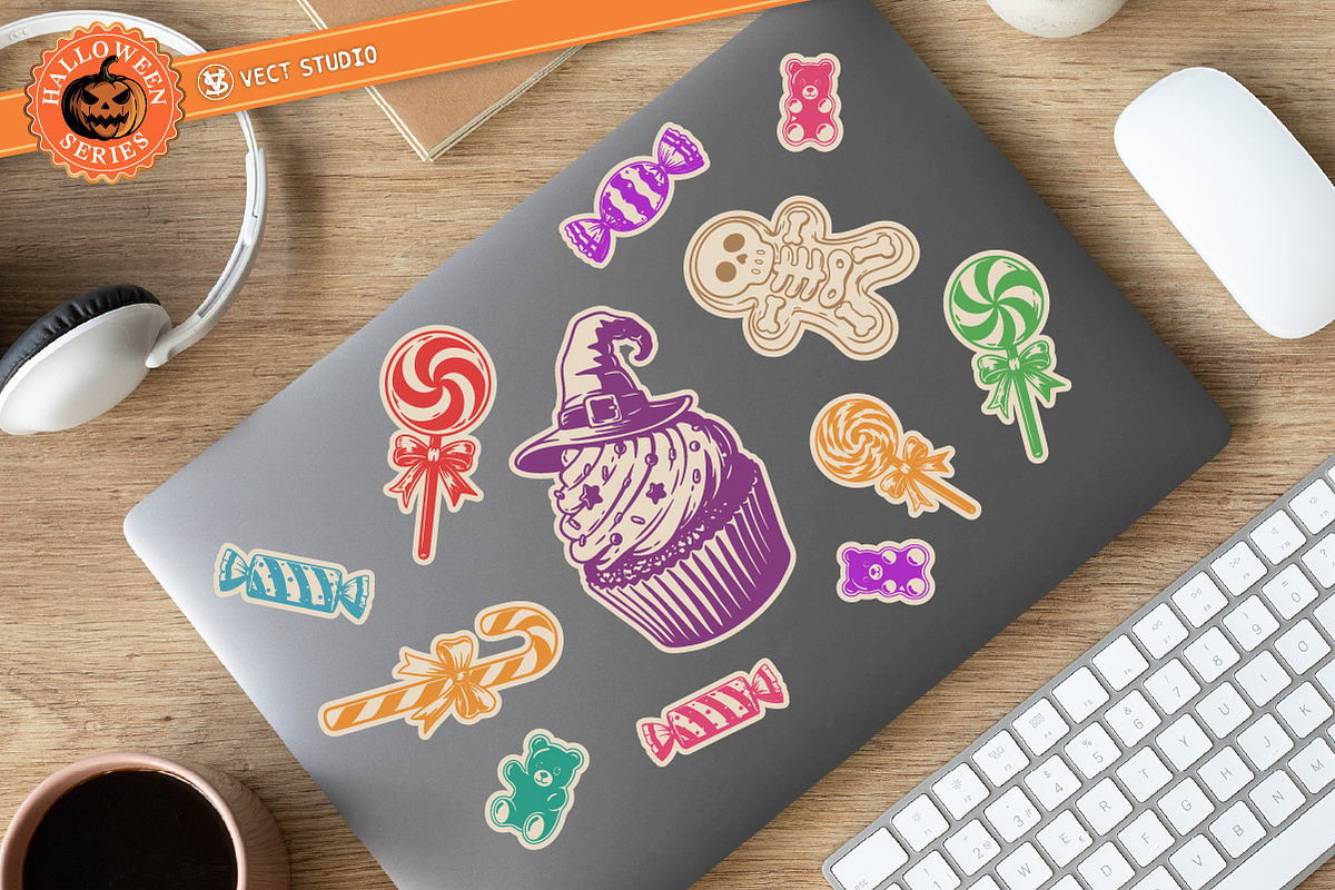 18 Candy&Treats Stamp Brushes, a Brush Add-On by vectstudio (Photo 4 of 10)