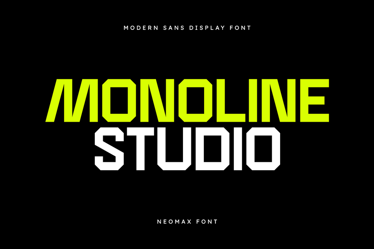 Neomax - Modern Geometric Sans Serif, a Sans Serif Font by Masyafi Studio (Photo 2 of 9)