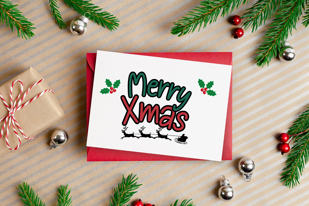 Rudolph is a handwritten font, a Handwritten Font by Brown Cupple (Photo 4 of 9)