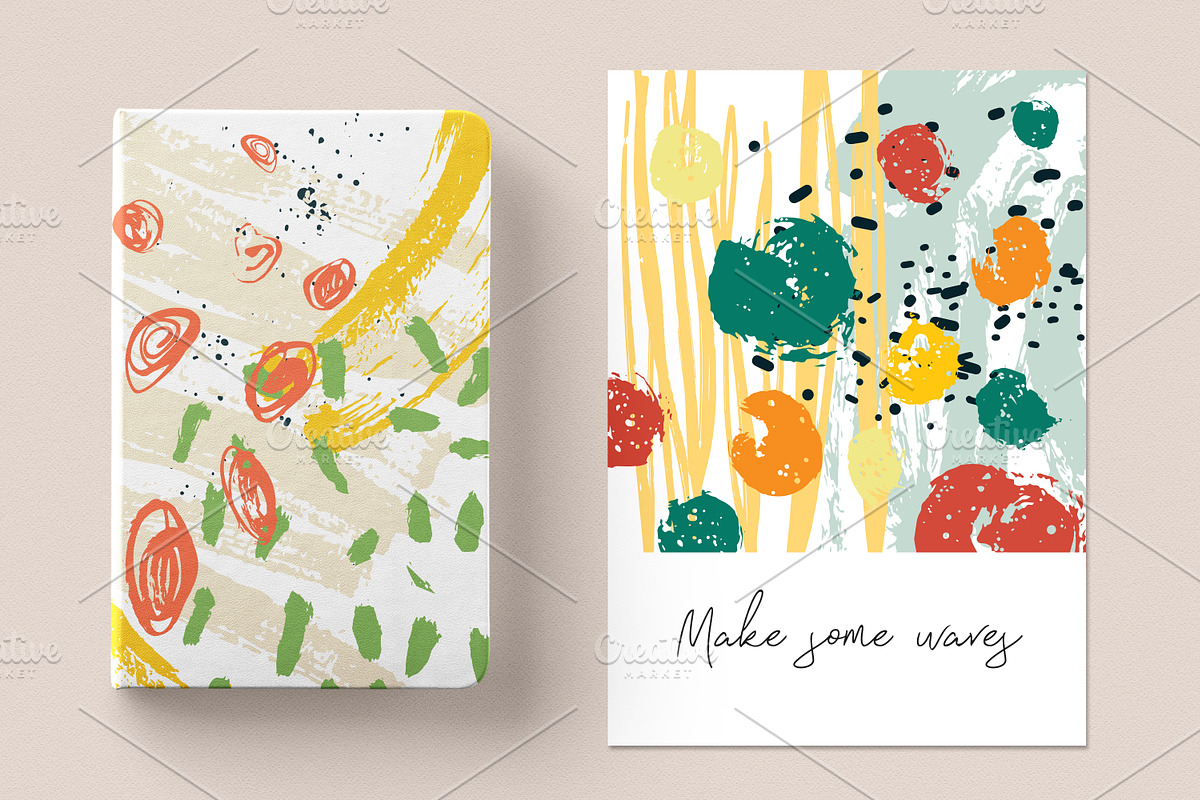 Textures with colorful paint traces, a Texture Graphic by Good Studio (Photo 7 of 10)
