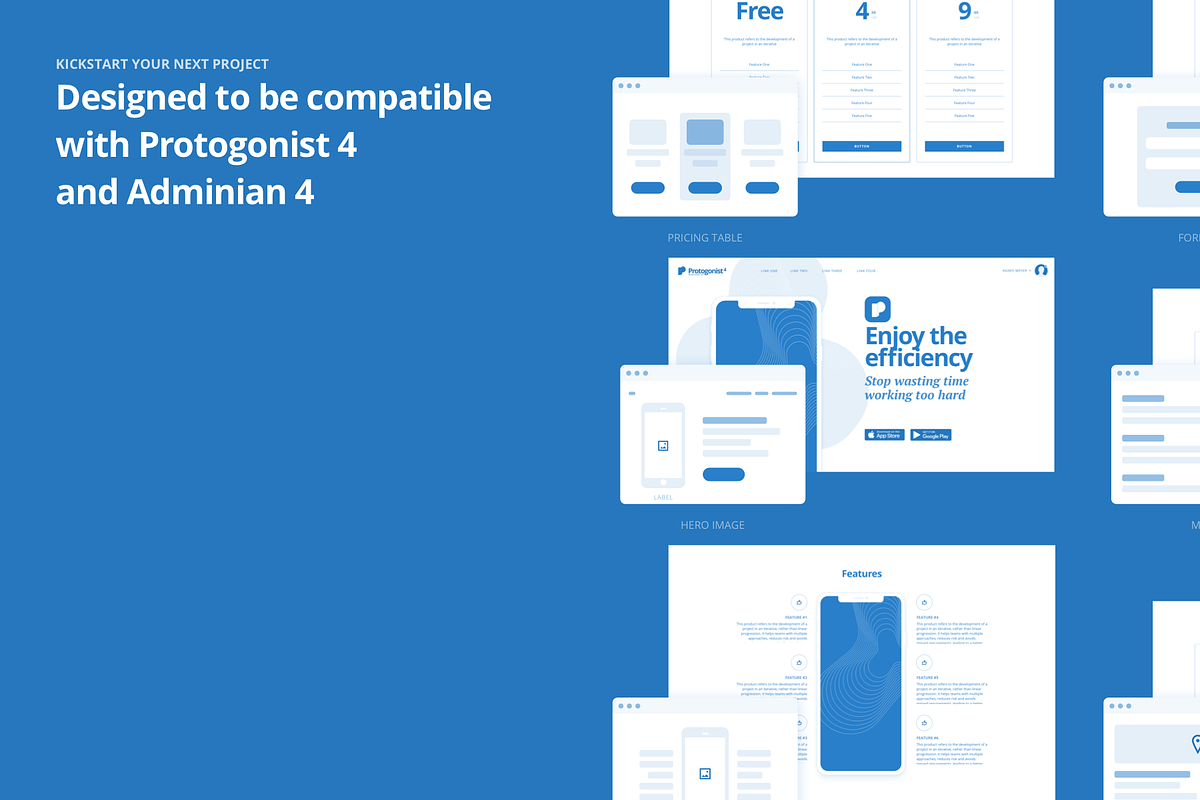 WowFlow1 - Web Flowcharts, a Wireframe Template by UI Kitchen (Photo 4 of 9)