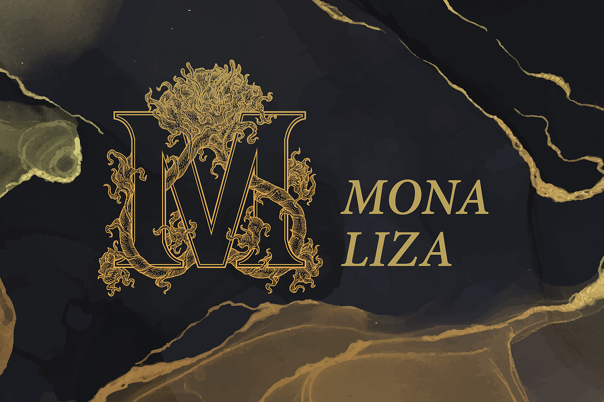 Vintage Floral Monogram preview 4