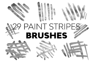 Paint Stripes Brushes