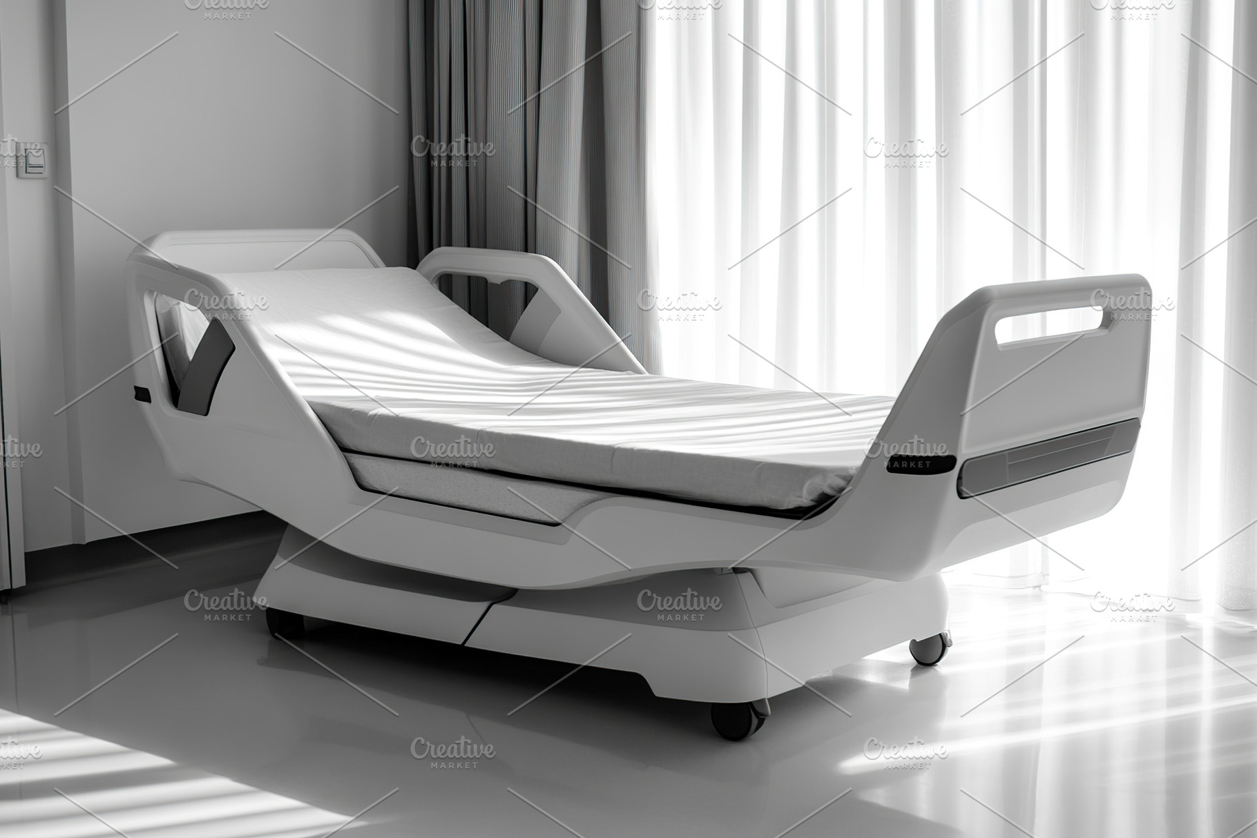 Hospital bed in the ward, a Health & Medical Photo by AlyaAnd
