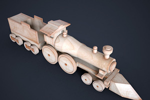 Wooden Train Toy