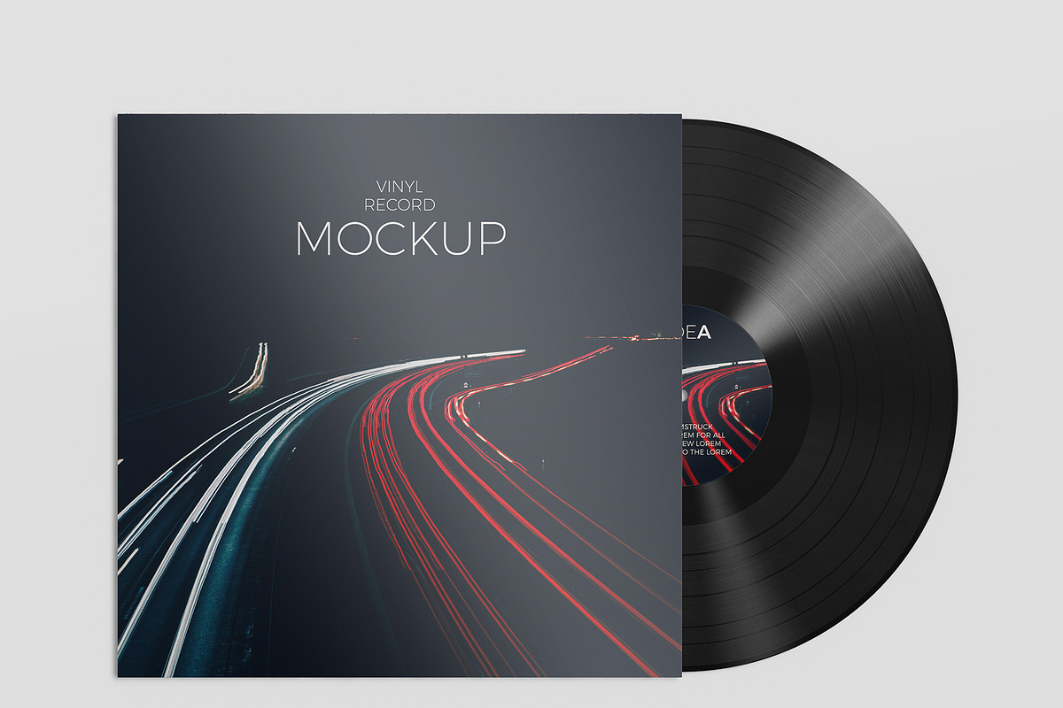 Vinyl Record Mockup, a Hoody Mockup by KIPET (Photo 4 of 14)