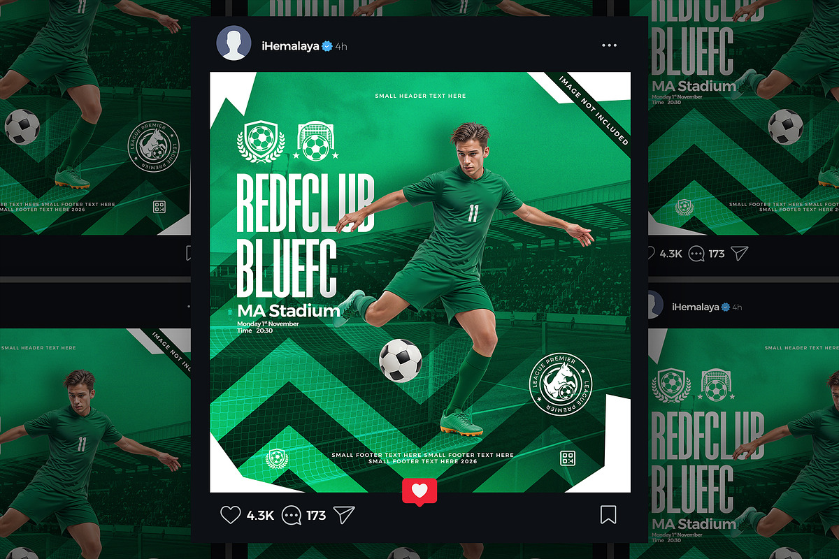 Social Media Instagram Post Mockup, an Advertising Mockup by iHemalaya (Photo 2 of 4)