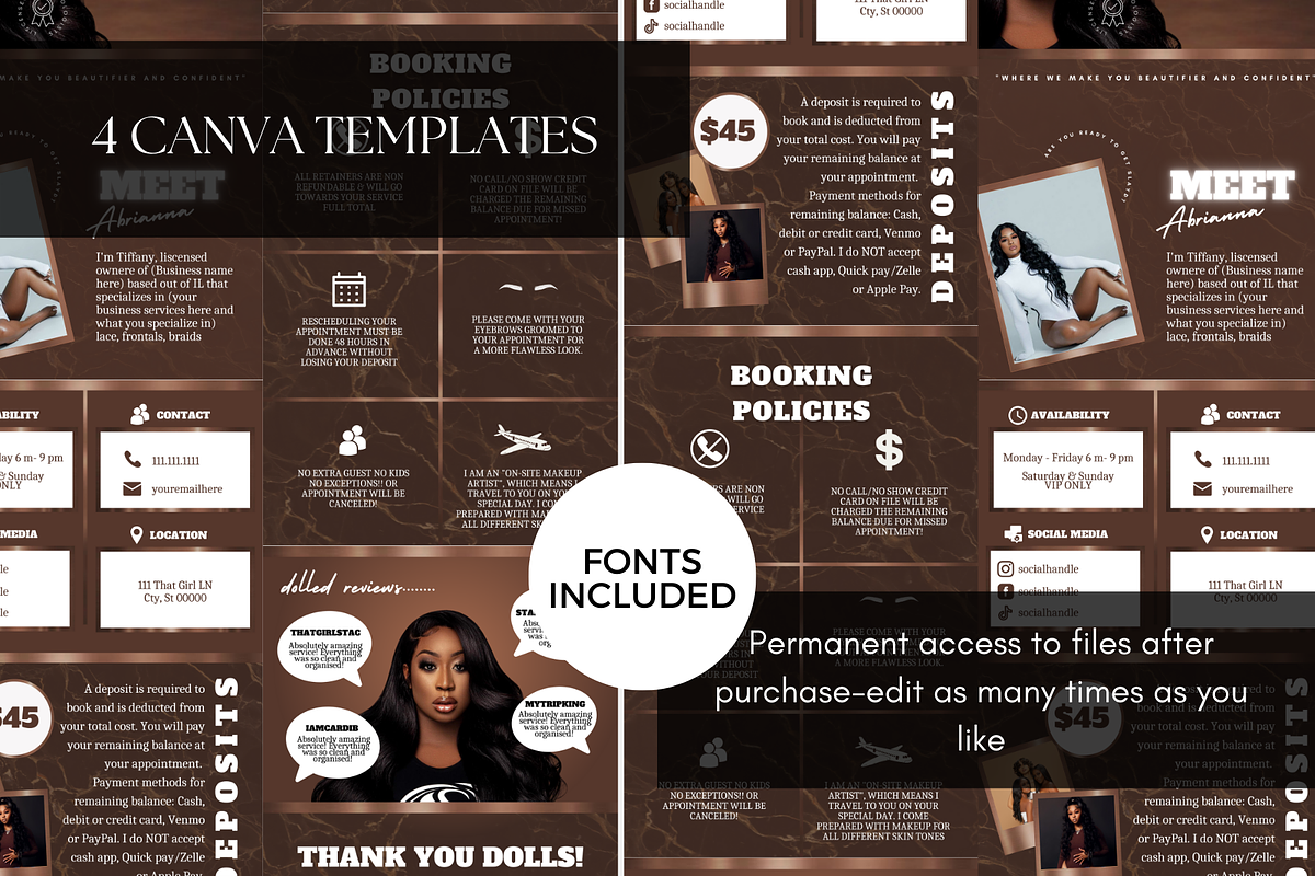 Melanin Acuity Scheduling Template, a Landing Page Template by Lux Logo Studios (Photo 2 of 4)
