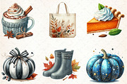 Watercolor Neutral Autumn Clipart, an Illustration by Libby Wishes (Thumbnail 4 of 4)