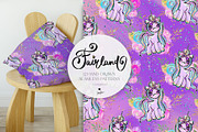 Fairy Castle Dragon Unicorn Patterns, a Pattern Graphic by KaramfilaS (Thumbnail 3 of 15)
