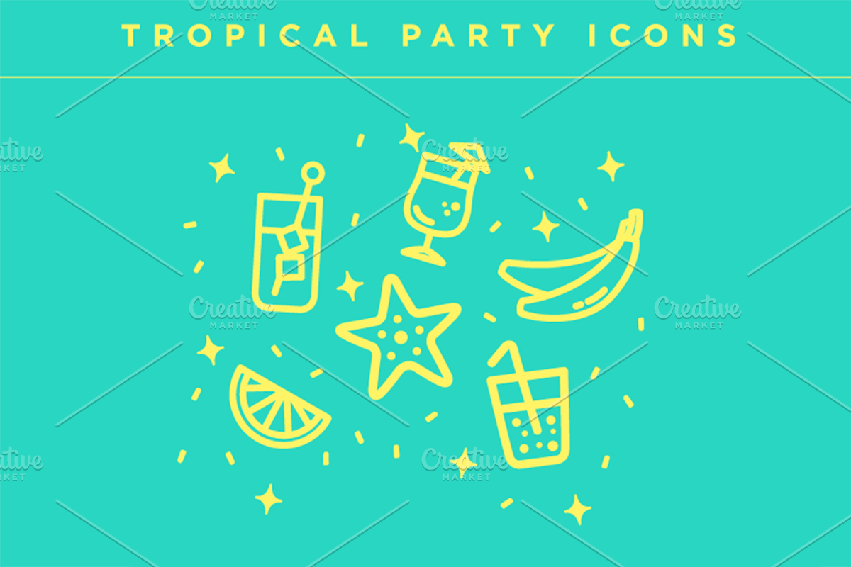 Party Vector Shapes, an Outline Icon by alex aitken (Photo 3 of 5)