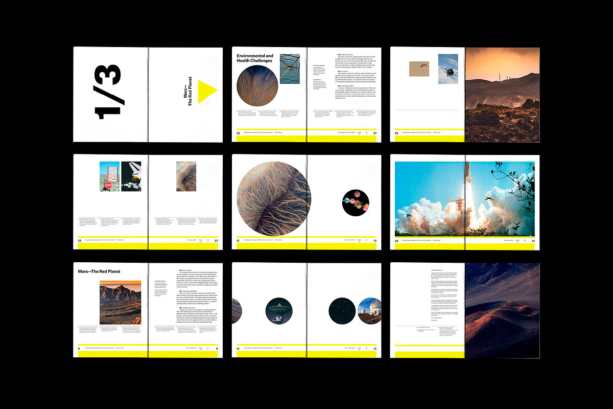 Modern Science InDesign Book 5.5x7" preview 3
