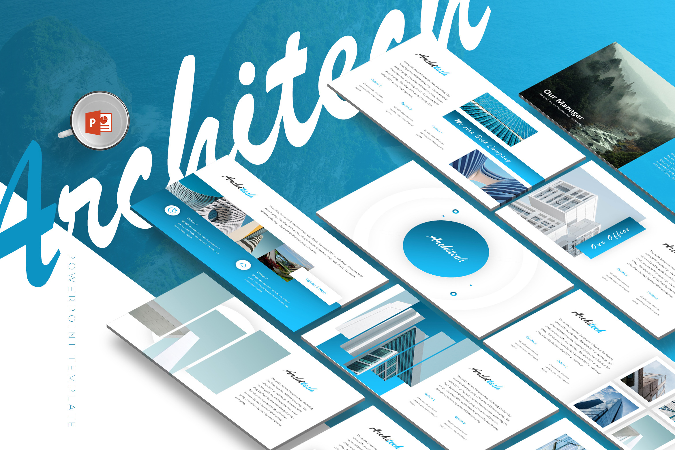 Architech - Powerpoint Template, a Presentation Template by AQR Studio