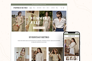 Retro - Boutique Shopify Theme, a Templates & Theme by InspiredTheme (Thumbnail 1 of 8)