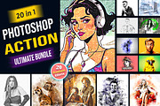 20-in-1 Ultimate Photoshop Actions, an Action Add-On by Studio Retouch (Thumbnail 1 of 61)